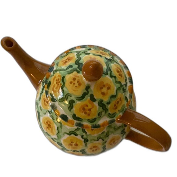 Vintage 90s Waterfield Studio Teapot Mug Set Tea Coffee Handmade Pottery Cottage - Picture 3 of 9